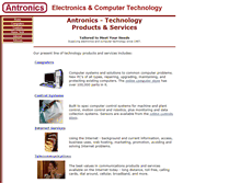 Tablet Screenshot of antronics.com