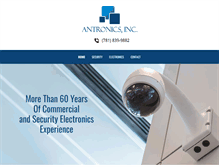 Tablet Screenshot of antronics.net